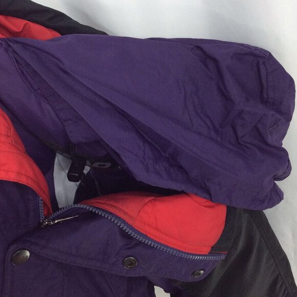 Vintage 90s HEAD Skiwear Jacket Mens Size Large Purple Red Thick Snowmobile - Picture 14 of 16